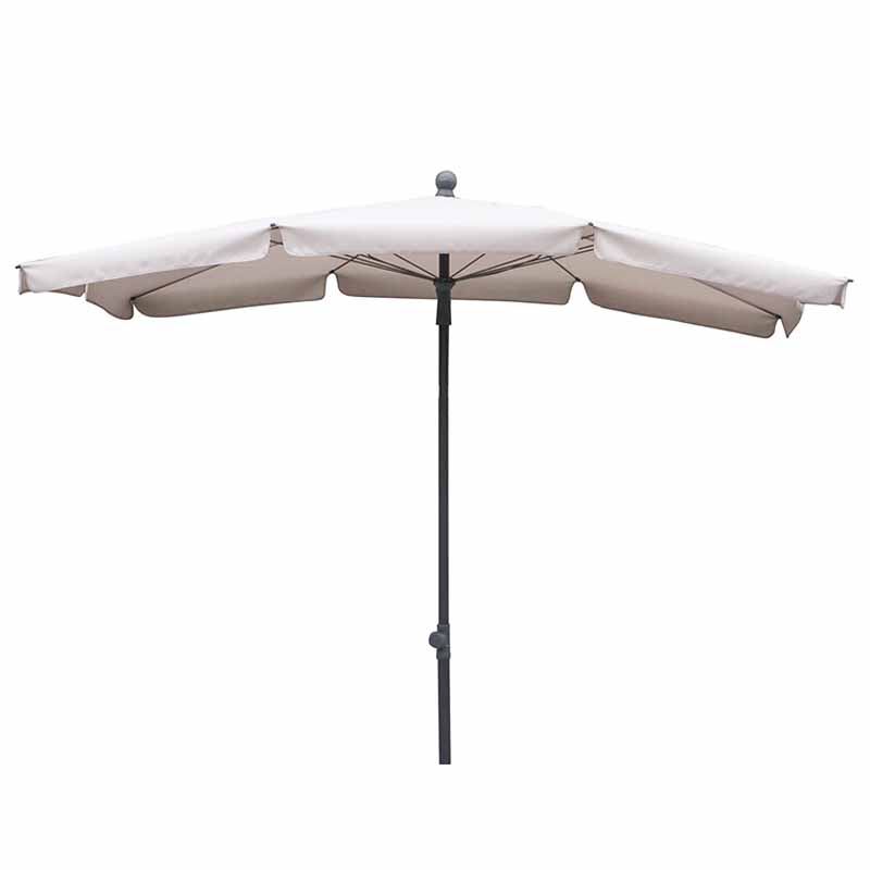 Parasol rectangulaire en acier avec inclinaison GP1901
