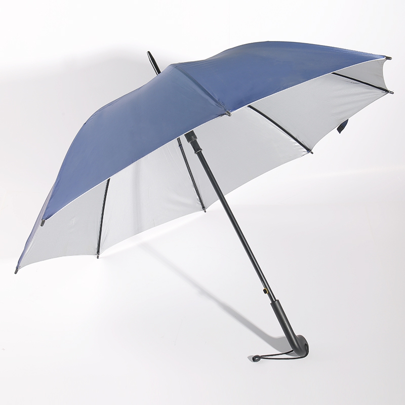 Parapluie droit protection UV avec poignée en plastique RU1954